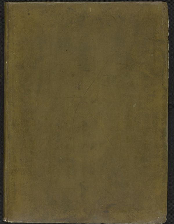 First page of Opera del Caval. Francesco Boromino: cavata da suoi originale cio è la chiesa e fabrica della Sapienza di Roma con le vedute in prospettiva & con lo studio della proporz[io]ni geometriche, piante, alzate, profili e spaccati.