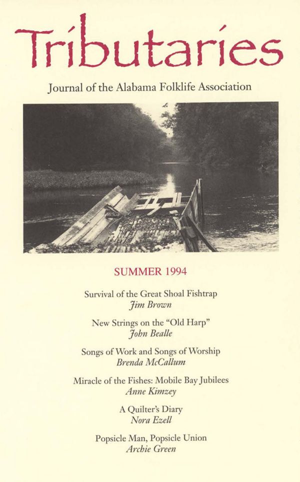 First page of Tributaries, Issue 1