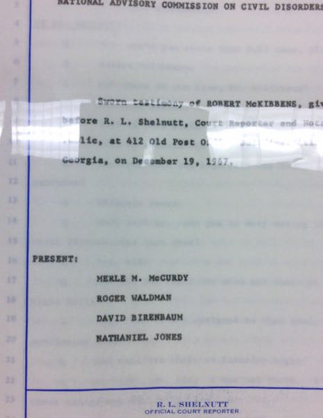 Deposition of Robert McKibbons