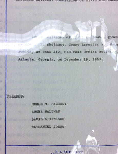 Deposition of James F. Brown