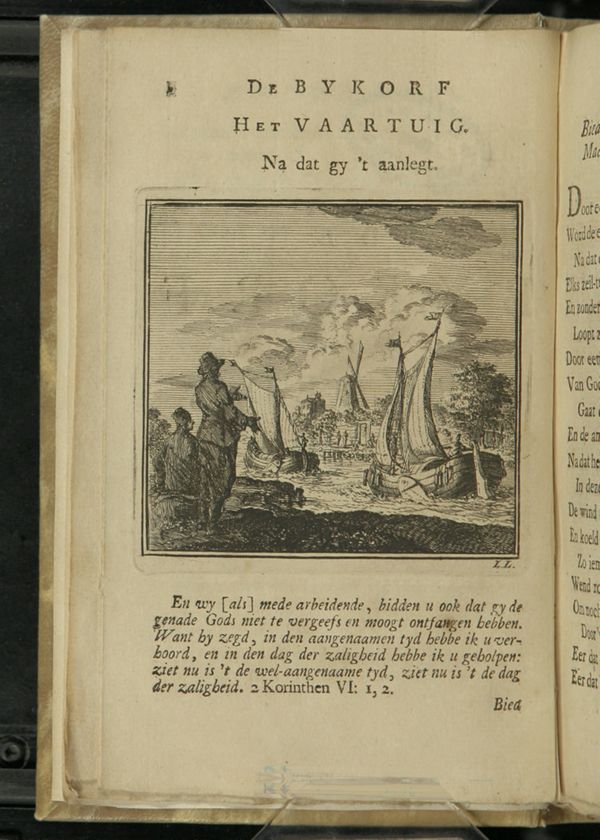 First page of De bykorf des gemoeds : honing zaamelende uit allerly bloemen