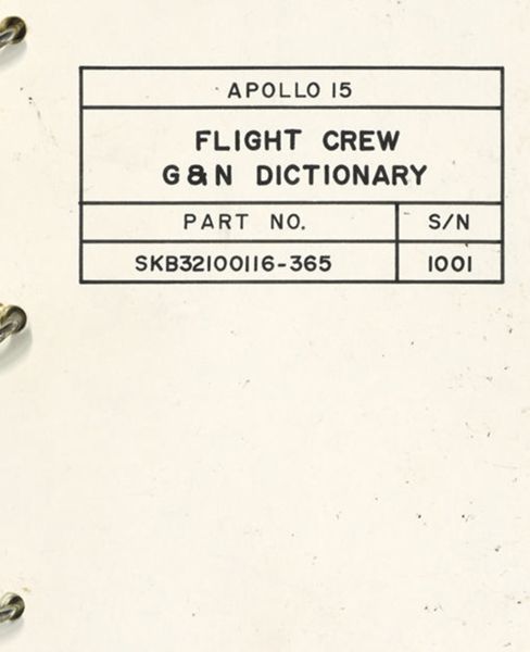 Flight Crew G and N Dictionary