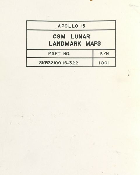 CSM Lunar Landmark Maps