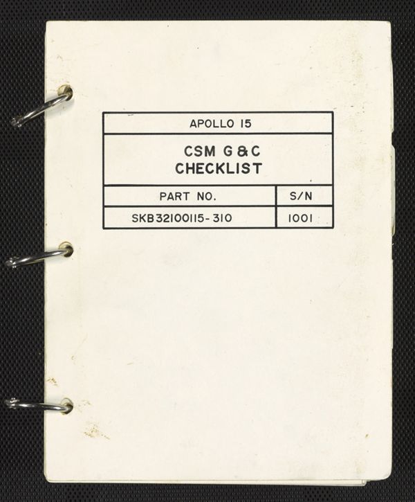 First page of CSM G & C Checklists