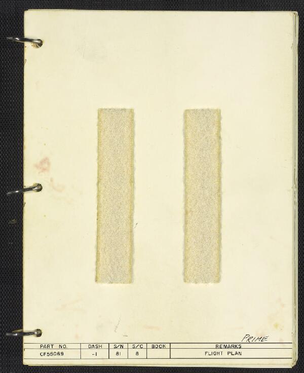 First page of Flight Plan