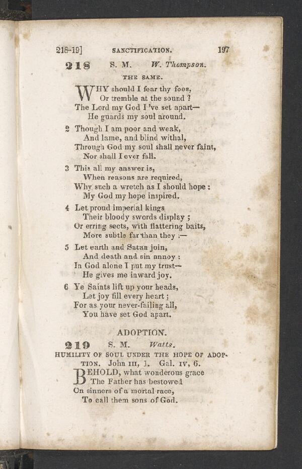 First page of Sounding Spirit Google OCR Testbed