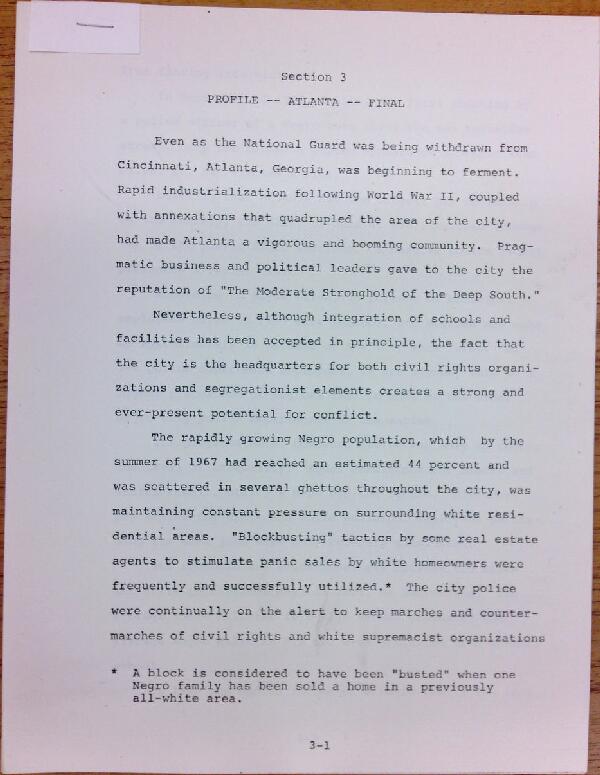 First page of Section 3 Profile - Atlanta - Final