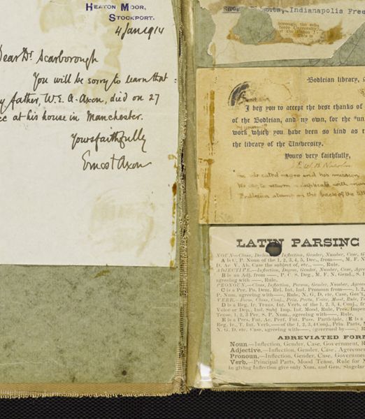 W.S. Scarborough scrapbook