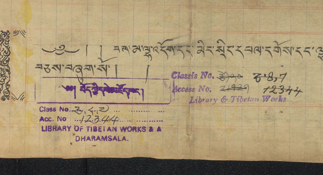 བག་མ་ལྷ་འདོག་དང་མིང་སྲིང་དཔལ་དགོས་དང་ལྷ་འཕེས་བཅས། .-བྲིས་མ།