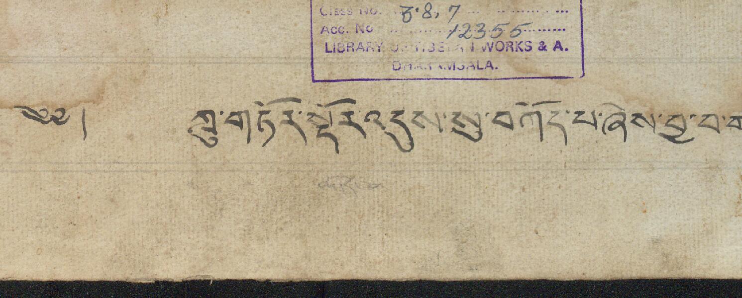 ཀླུ་གཏོར་མདོར་དུས་སུ་བཀོད་པ་ཞེས་བྱ་བ། .-བྲིས་མ།