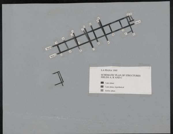 First page of Schematic Plan of Structures, Fields A, B and C