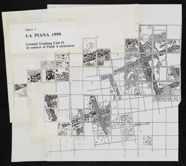 First page of Ground Truthing Unit #1 in context of Field A structures