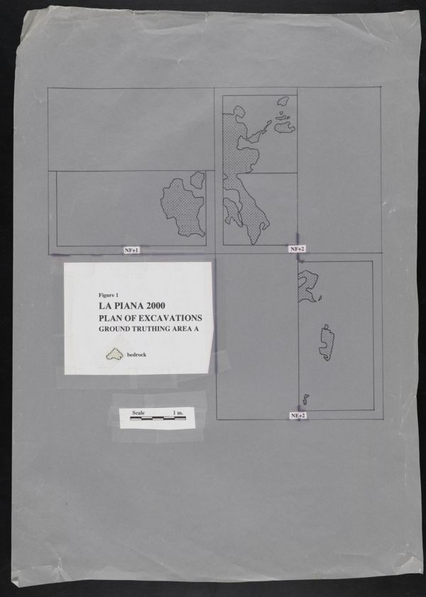 First page of La Piana 2000 Plan of Excavations, Ground Truthing Area A