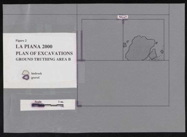 First page of Plan of Excavations, Ground Truthing, Area B