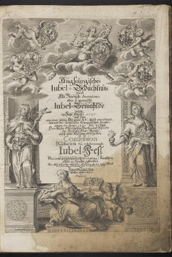 First page of Augspurgisches Iubel-Gedächtnüs