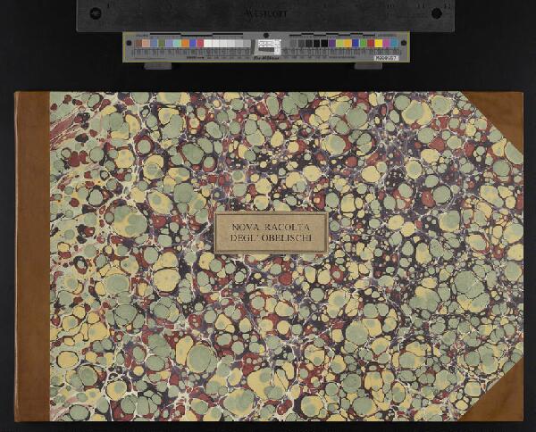 First page of Nova racolta degl'obelischi et colonne antiche, dellalma Citta di Roma con le sve dichiaratione