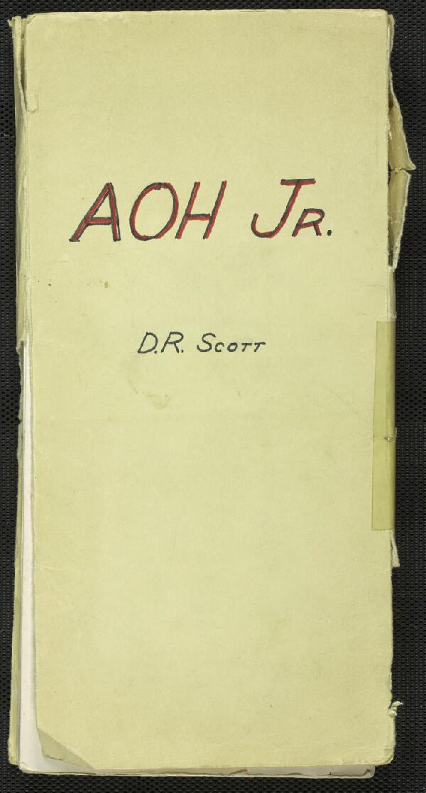 First page of Apollo 1 (1966) AOH Jr.