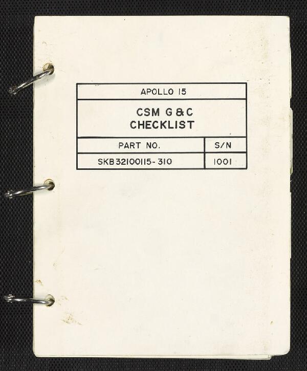 First page of CSM G & C Checklists